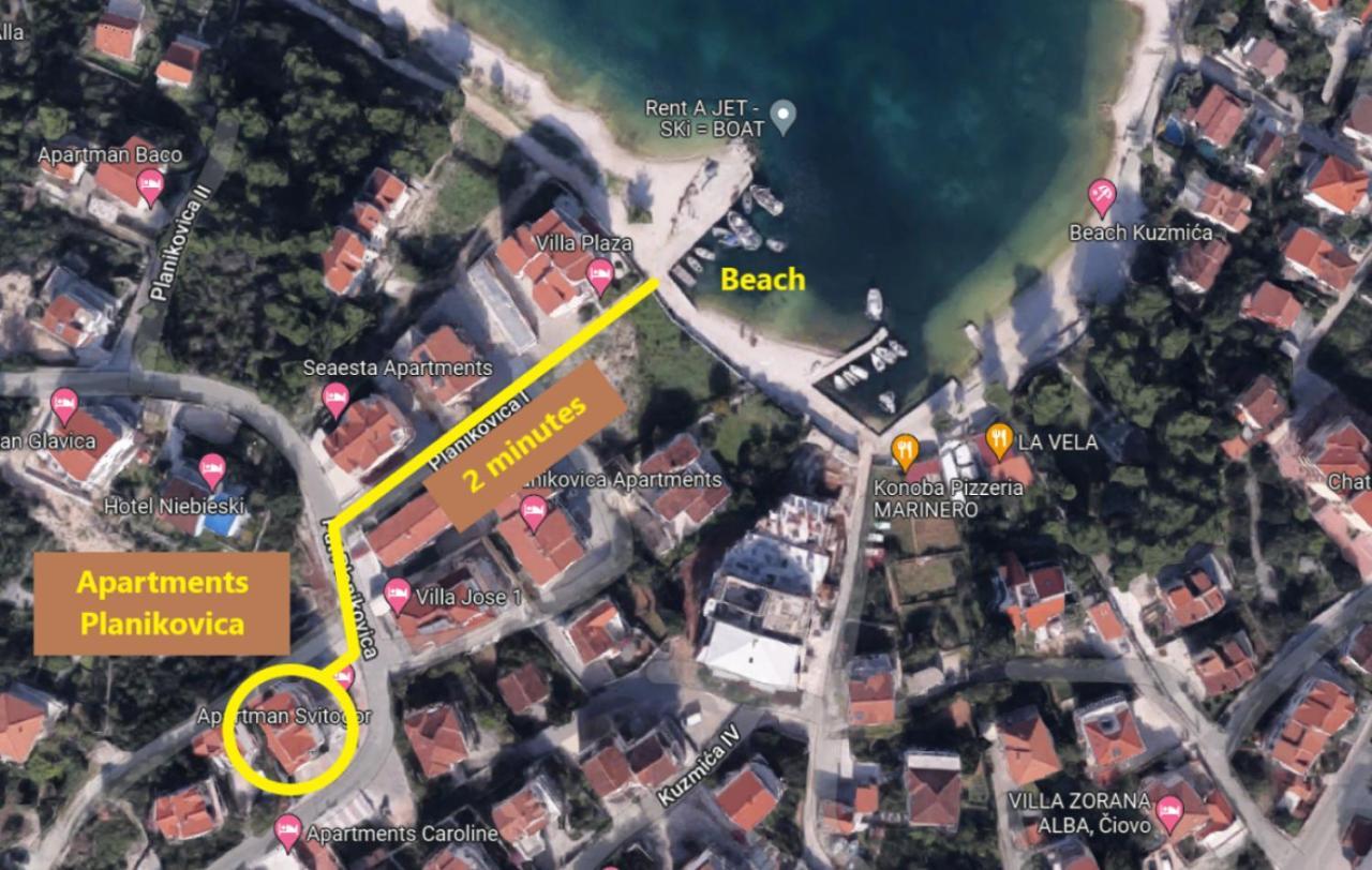 Apartment Planikovica Trogir Eksteriør billede